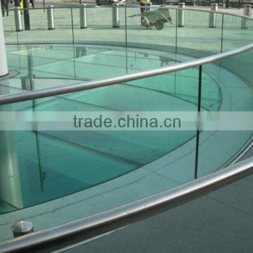 Curved Tempered Glass For Balustrade