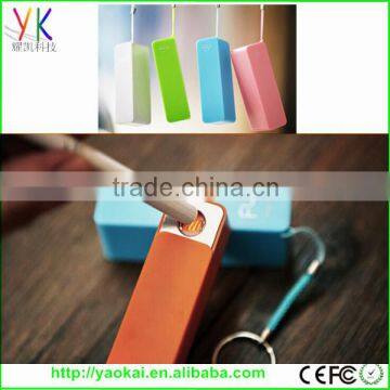 Factory wholesale real capacity 2600mAh mini powerbank with Cigar Lighter