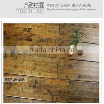 Heat resistant antique wooden parquet New quaint pattern multilayer warm knifed to wear Living room, bedroom, hallway