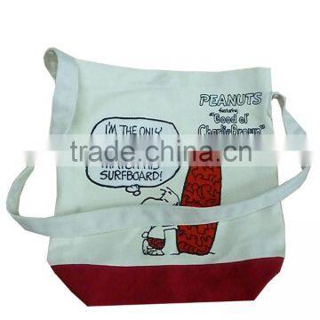 stylish heavy canvas shopping cotton bag large adult cute bag promotion