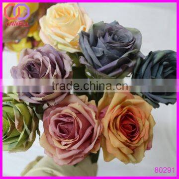 cheap wedding real touch silk artificial rose flower