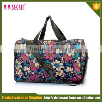 Custom 210D polyester lining eminent leisure travel bags