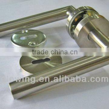 HL004 China factory Stainless steel tube lever handle door accessory