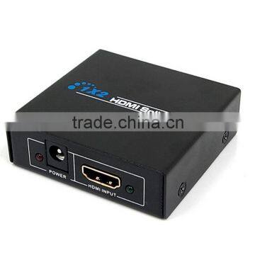 wholesale 1PCS/lot 3D HDMI SPlitter 1X2 splitter output with power supply