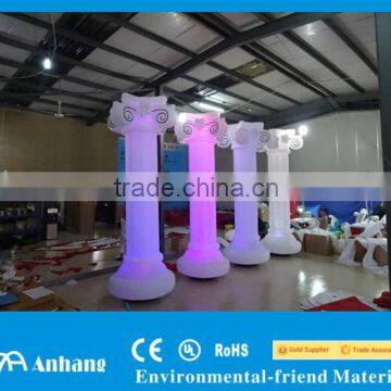 LED Lighting Inflatable Roman Column for Hall Decoration