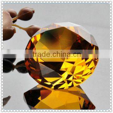 Jelly Sparking Diamond Shape Paperweight For Table Decoration