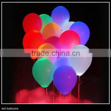 custom printing decoration led lights balloons