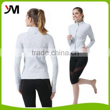 Hot new products for 2016 OEM wholesale fitness clothing women yoga jacket