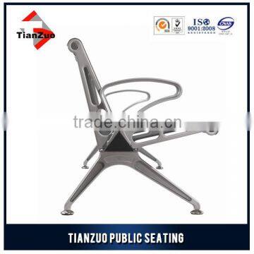 Aluminum frame stainless steel waiting room seats