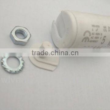 White Plastic &auminum Shell Cbb60 Cbb61 Cbb65 Cd60 Series Capacitor 5uf-100uf 250vac-450vac photo-2