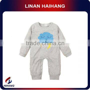 Smile lightning clouds cute autumn baby rompers