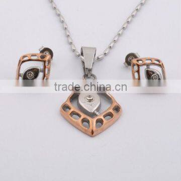 Stainless Steel Fashion Eye Shaped Jewelry Sets(RJS104)