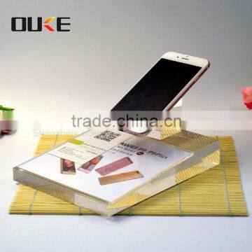 latest design simple graceful acrylic mobile phone display