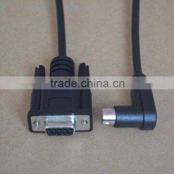 DB9 Female to 3 Pin Mini-Din Male Cable RS-232 Cable