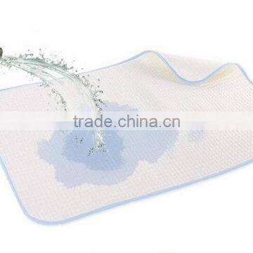 Trustworthy China Supplier Waterproof Three Small Monochrome Toweling Travel Changing Mat