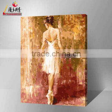 Beautiful Ballerina Made in Chinese Yiwu Factory DIY Painting by Numbers