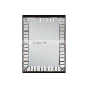 2016 new design union with craft and led mirrors 5mm silver float glass decorative bathroom wall bath LED backlit light mirror