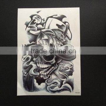 WX- 022 CMYK Tattoos/ Temporary Body Tattoo Sticker/ Water Transfer Black and White Tattoo Sticker