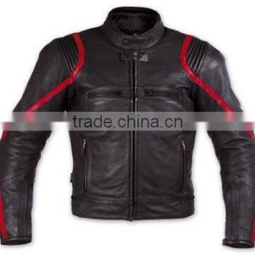 Motorbike red Piping Jacket