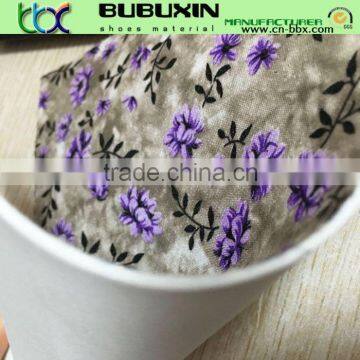 1.5mm Eva coated fabric printed flower poliester tela con eva