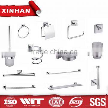 OEM/ODM euro standard classical style Square plate zinc alloy custom bathroom set