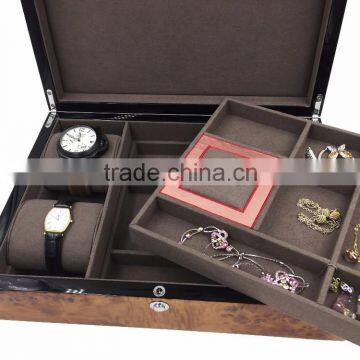 Professional china supplier cheap custom jewel box 2 layer collection box