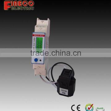 EM115 CT-Mod, Single Phase Digital Energy Meter CT Operated, RS485 Modbus RTU, 120/230V