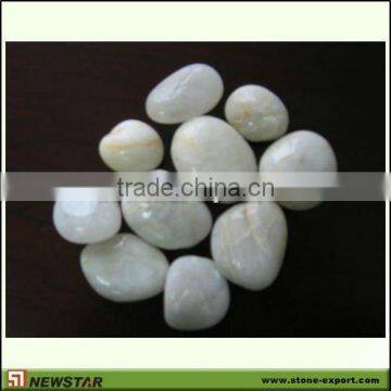 Polished River Stone / White Pebble