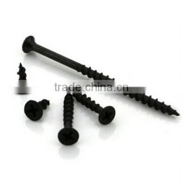 Carbon steel black Zinc-plated cross countersunk head drywall screw chipboard screw