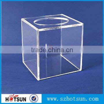 Acrylic Square Tissue box holder box wholesale