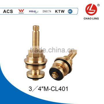 3/4 slow open brass cartridge upc shower faucet cartridge