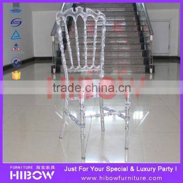 transparent clear crystal pc resin wedding Royal Chiavari Chair