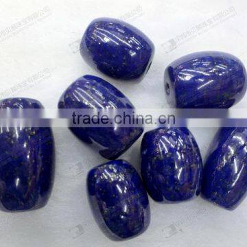 Natural gemstone barrel beads,lapis lazuli beads