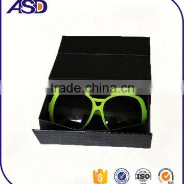 High Quality cheap PU sunglass floding box customized