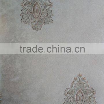 new invention Seamless wallcovering 2.8m width fabric back wallpaper zHM-6219