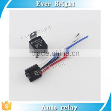 12V 40A Five-feet black waterproof auto relay,auto relay 12v 40a