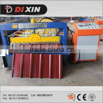 Shingle Manufacturer a Machine for Red Color Metal Roof Tiles Making Machine Price photo-3