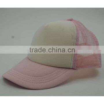 Pink mesh cap trucker cap