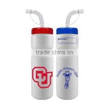 logo water bottles with straw