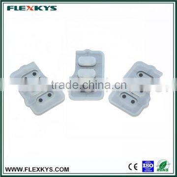 Elastomer silicone rubber keypads and keyboards