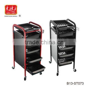 KIKI Beauty Salon Spa Styling Station Trolley Equipment Rolling Storage Tray Cart