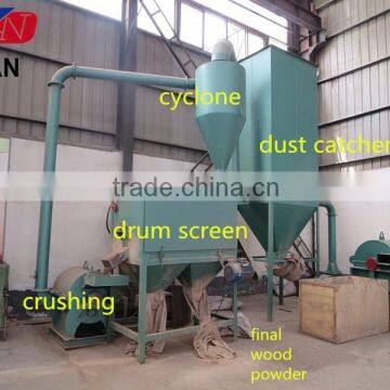 Wood Powder Machine working fine