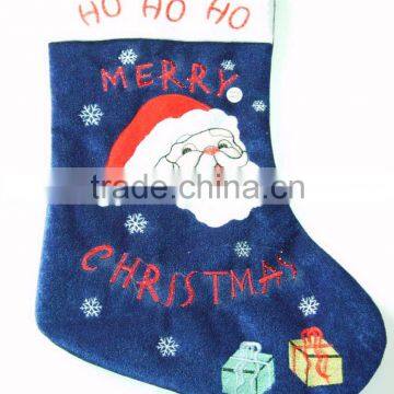 Flashing Santa Stocking