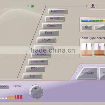 CE Approval SHR Mode/HR Mode/SR Epilator Lightsheer Laser Hair Removal Machine for Sal photo-3