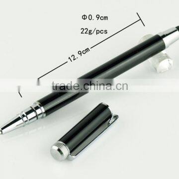 useful ball point pen,school&office crystal touch stylus metal pen crystal ball pen