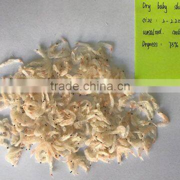 hot sale carton packing dried baby shrimp