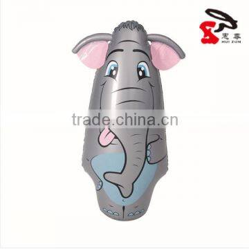 Custom logo printed New design inflatable tumbler with animal elephant design