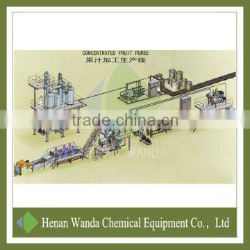 peach juice complete production line/peach juice complete process plant