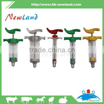 NL205 veterinary animal plastic steel syringes without dose nut