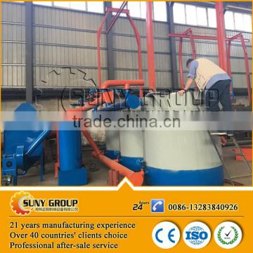 Gas reused 3t per day hoist sawdust briquette charcoal making machine